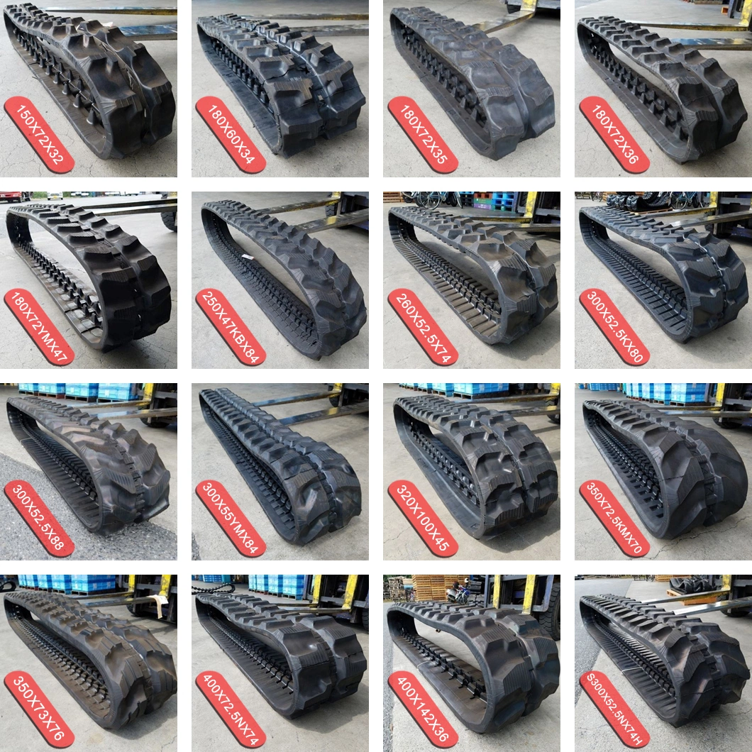 400*75.5kw*74 Excavators Rubber Track for Yanmar Vio &amp; B Models