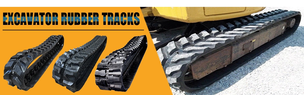 400*75.5kw*74 Excavators Rubber Track for Yanmar Vio &amp; B Models