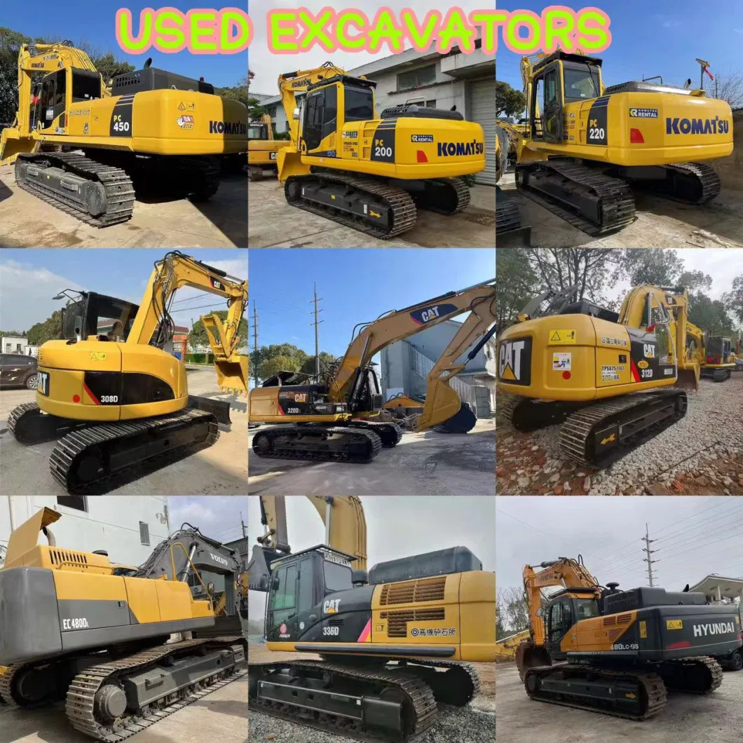 Excavadora Hitachi Digger Zaxis 160/135/130/120/100 70/55/60/120/100 Excavators Construction Machinery Equipment Used Crawler Excavator Zx120 for Sale