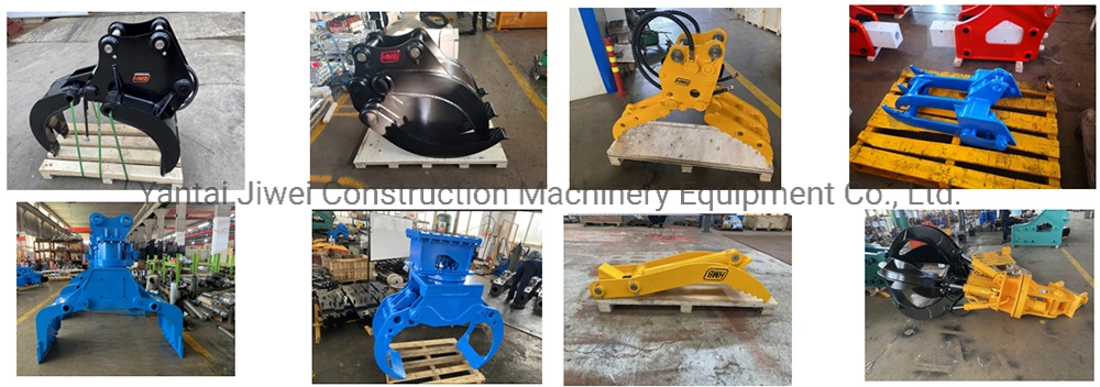 Wood Loading Excavator Mounted Hydraulic Timber Grab for Log Factory