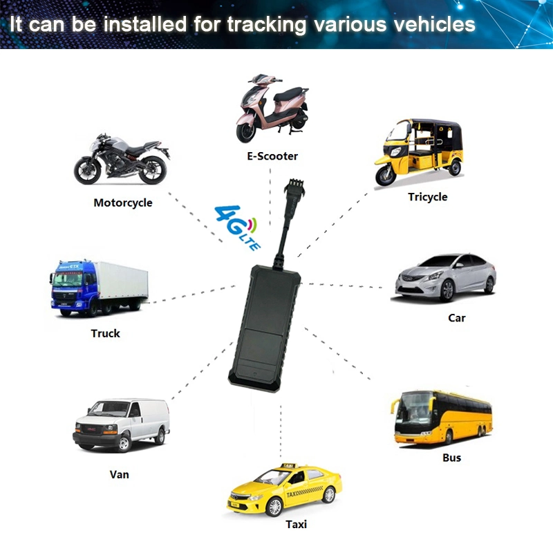 Remotely Cut off Engine Anti Thief Vibration Alarm 4G Smart GPS Tracker