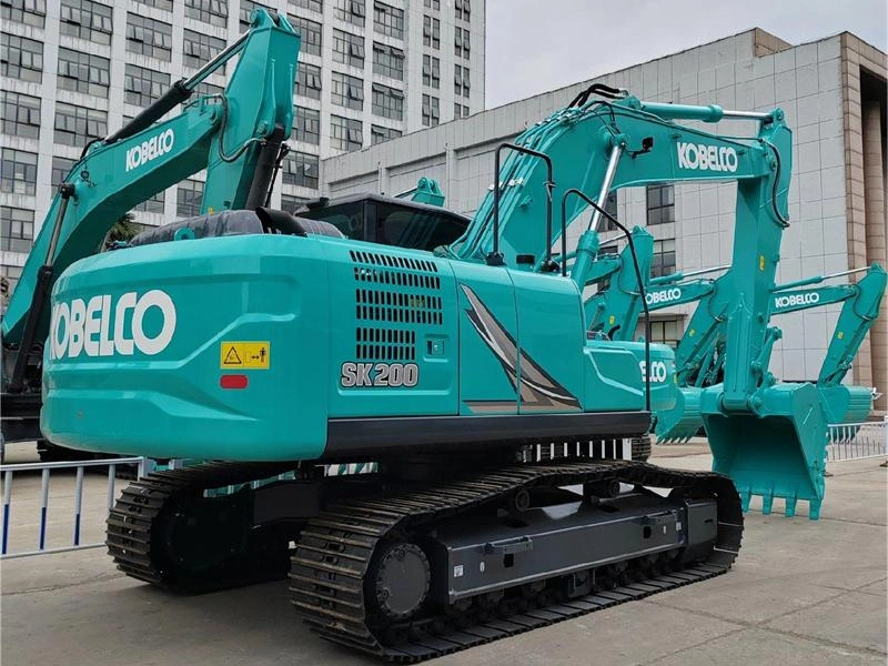 Hydraulic Amphibious Excavator with Pontoon in The Water