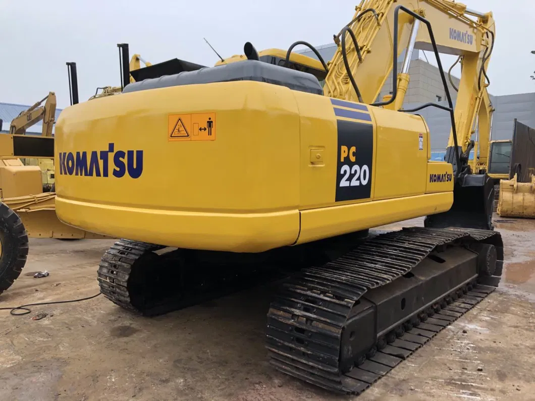 22t Japan Original Used Komatsu PC220-7 Crawler Excavator, Medium Size Komatsu PC220 PC200 Excavator