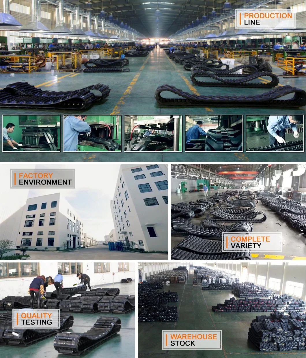 Wholesale Small Rubber Crawler Skid Steer Loder Crawler Bulldozer Track Farm Tractor Agricultural Combine Harvester Mini Excavator Rubber Track