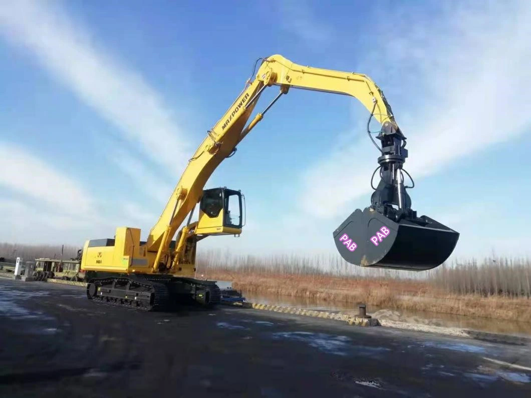 30ton Excavator Mounted Underwater Bulk Cargo Hydraulic Clamshell Bucket