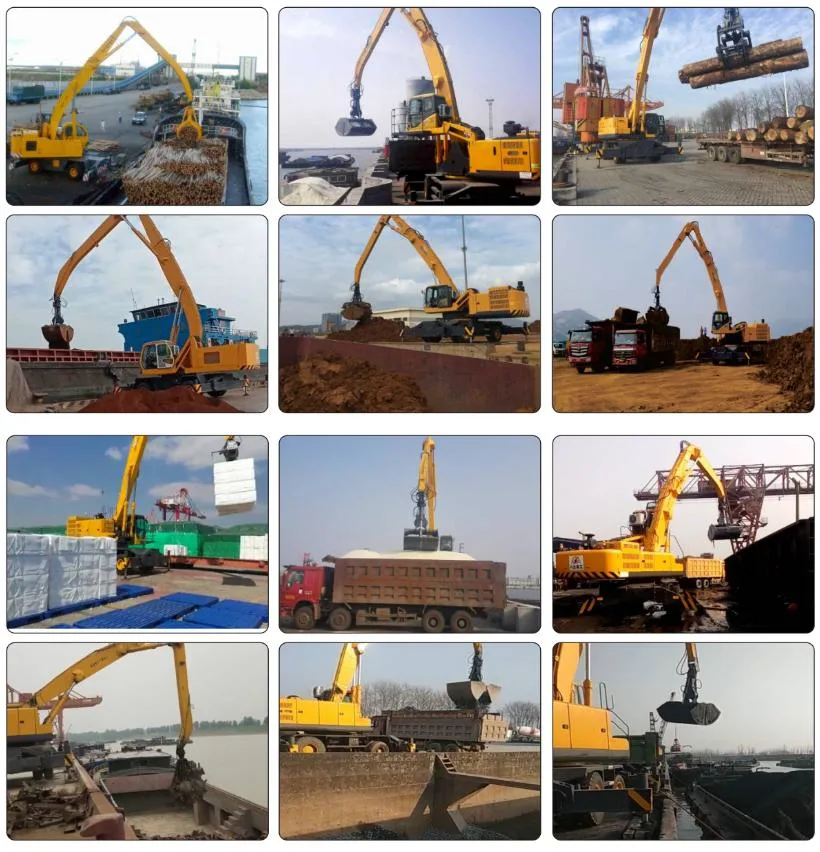 High Quality 23t-60t Heavy Duty Scrap Material Handler Crawler Excavator Xe230m with Grabber in Stock