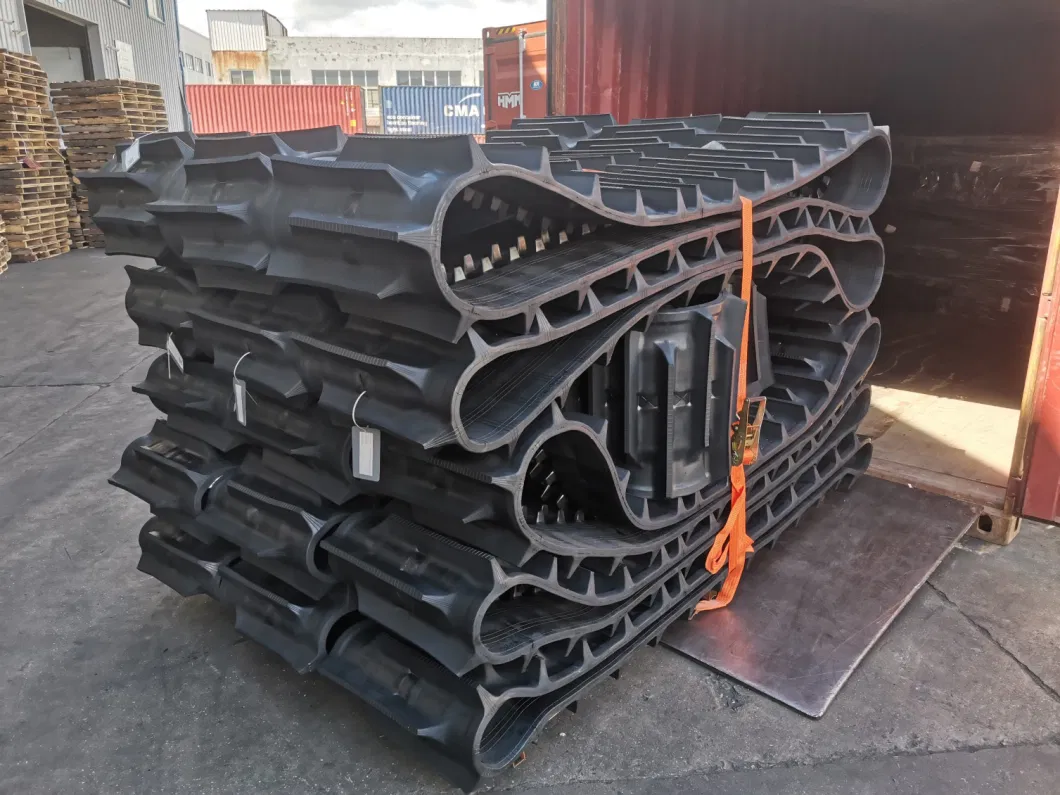 500X90X53 Agriculture Combine Harvester Rubber Track Crawler for Kubota Thinker Lovol World Agricultural Machinery Excavator Equipments