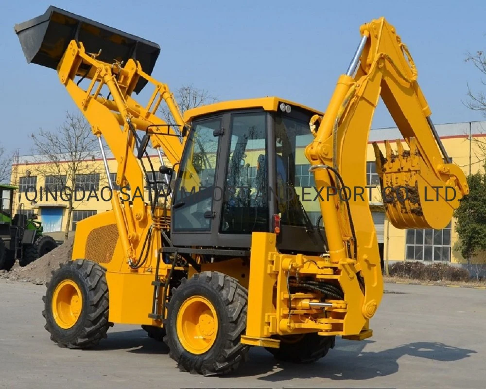 Wz30-25 Mini Tractor Loader with Excavator Front End Backhoe Loader