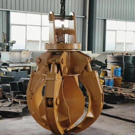 Large-Sized Industrial Rotary Grab Iron Stone Gripper Hydraulic Scrap Metal Grab for Excavator Rotary Hydraulic Grasping Machine Steel Grab