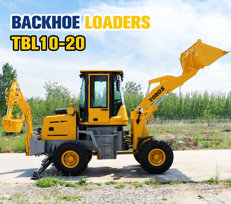 Engine Multi-Function Backhoe Loader Front Wheel Loader Excavator with Quick Hitch Mini Backhoe Loader for Sale