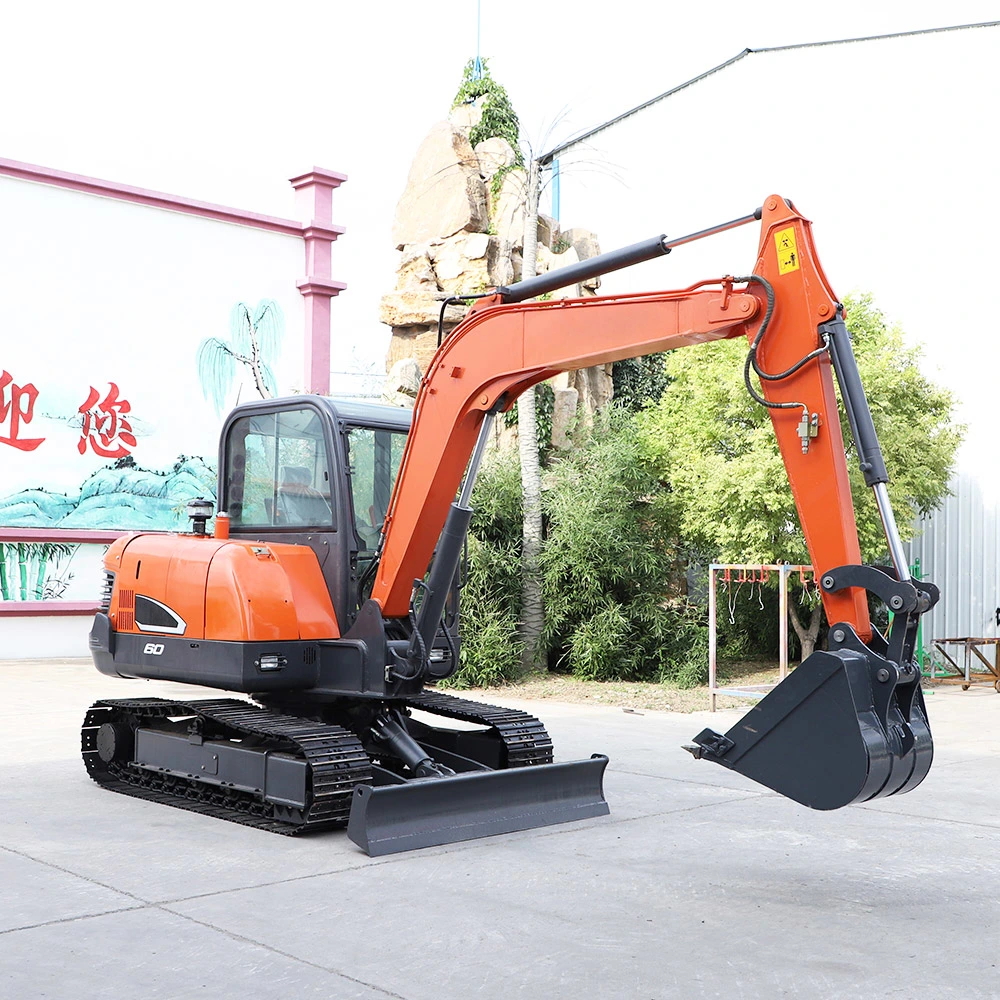 Chinese Manufacturer Can Customize 6ton Crawler Excavator for Road Construction