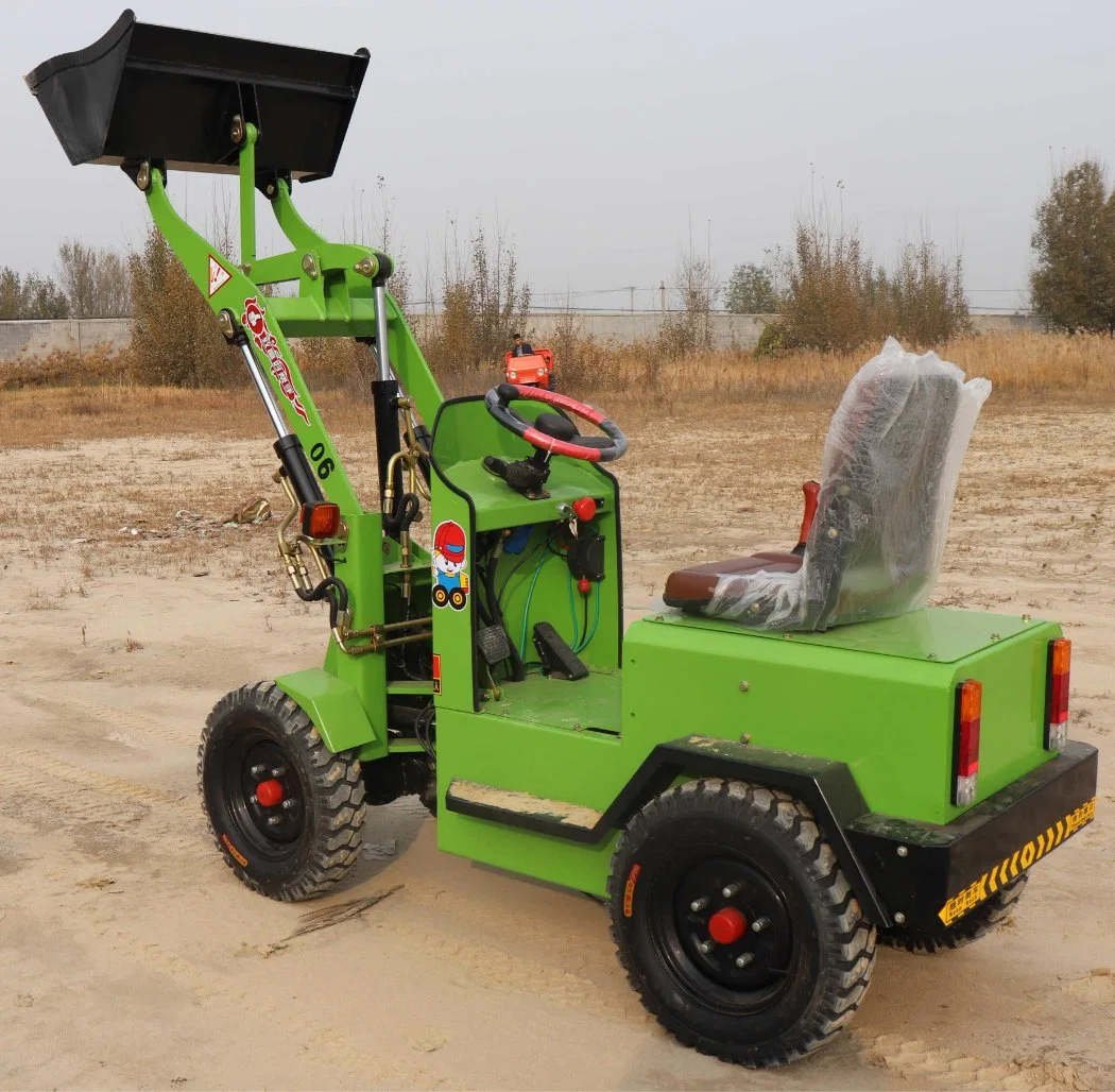 400-500kg Electric/Diesel Wheel Loaders Mini Front End Loader Excavator Mini Loadere for Sale Price with Log Grapple