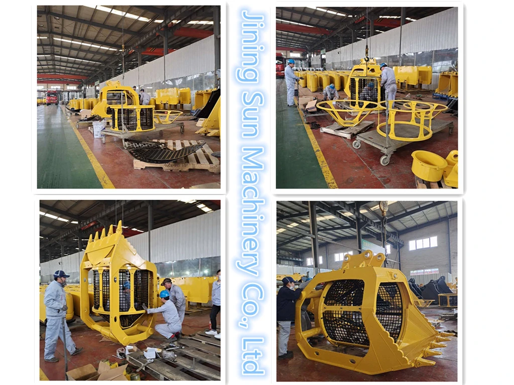 15 Tons Excavator Rotating Screener/Sieving/Mesh Screening Bucket