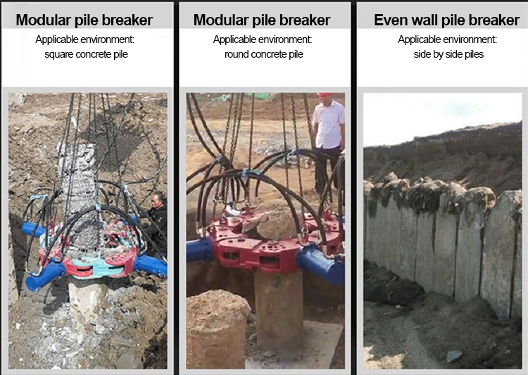 Excavator Rock Breaker Drive Head Pile Driver