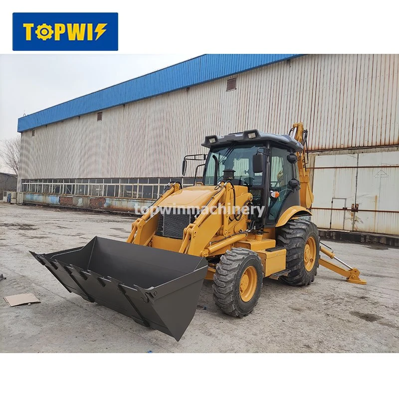 Chinese Hydraulic Heavy Equipment Mini Tractor Loader Backhoe