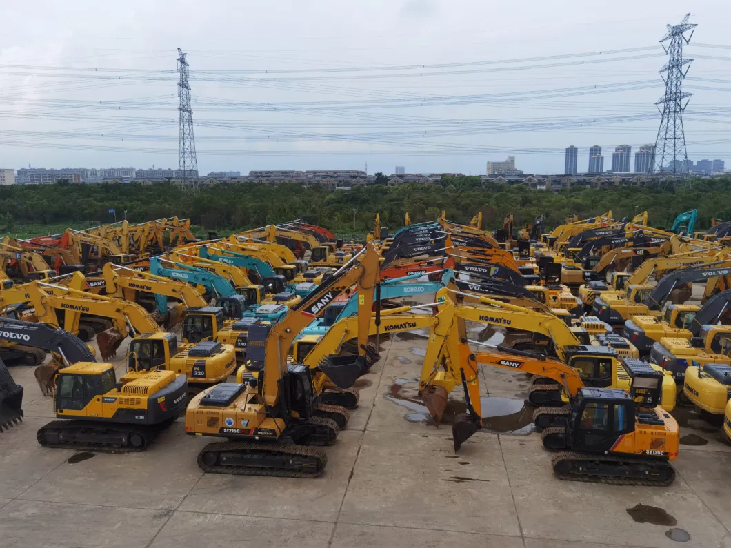 Second Hand Excavator Kobelco Sk200d Sk200-8 Earth-Moving Machine in Good Condition