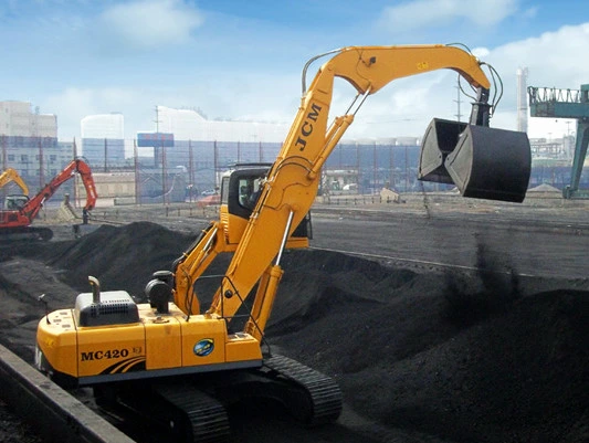 1.2cbm Loading Material Handler Hydraulic Clam Shell Grab Bucket for 20ton Excavator