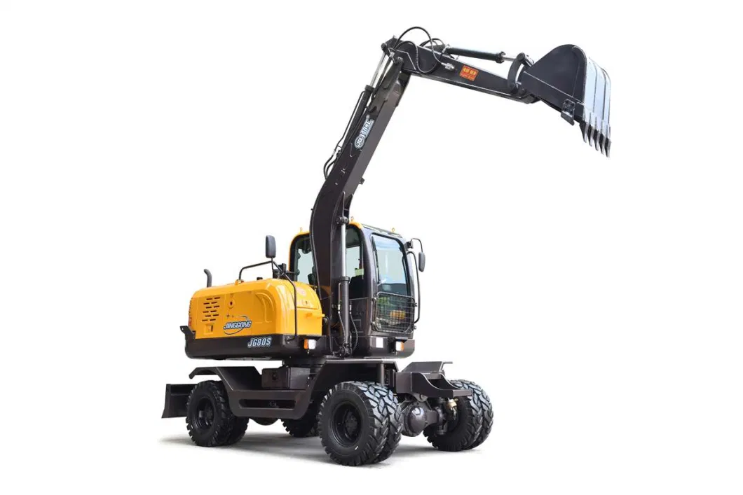 CE Approved 6ton 9ton Mini Excavators Digger Earth Moving Machine Hydraulic Wheel Excavator