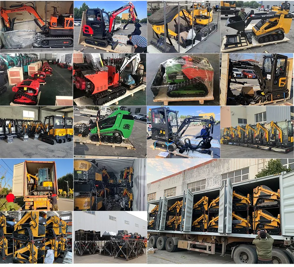 Hydraulic System Diesel Engine Small Crawler Bagger Digger Hot Selling Cheap Wholesale Price Mini Excavator Free Shipping