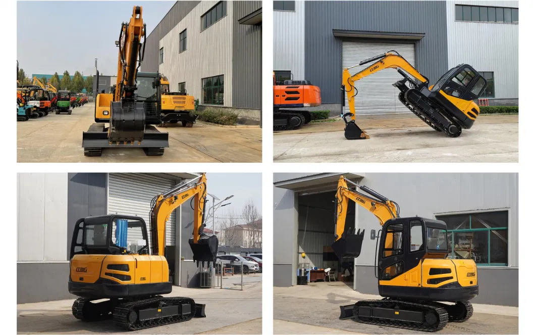 Ltmg Best Price Heavy Hydraulic Excavator Truck 6 Ton 6.5 Ton 7 Ton Crawler Excavator with Ripper