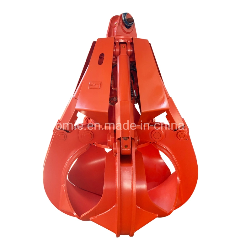 Excavator Rotary Swing Type Orange Peel Grapple Scrap Steel Metal Grapple Scrap Grab Multi Peel Material Handling Grapple for 20 Ton Excavator