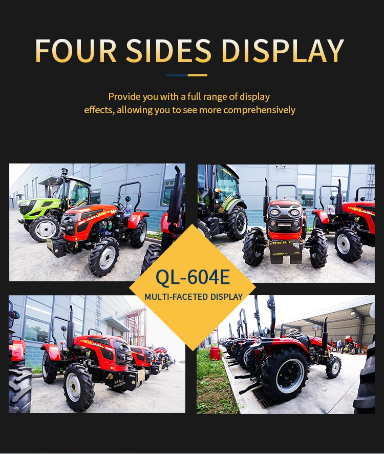 China-Four-Wheel-Drive-Small-Agricultural-50HP-Tractor-with-Front-Loader-for-Compact-Tractors-Farm