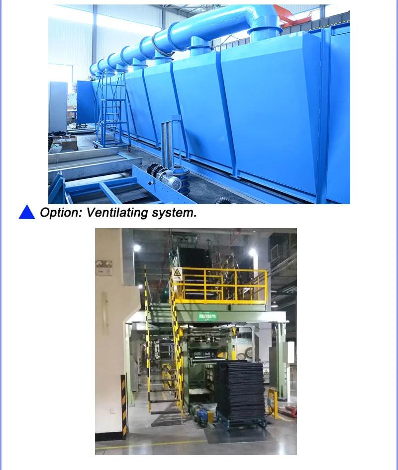 Rubber Sheet Batch off Cooler Batch off Cooling Machine for Cooling Rubber Sheet