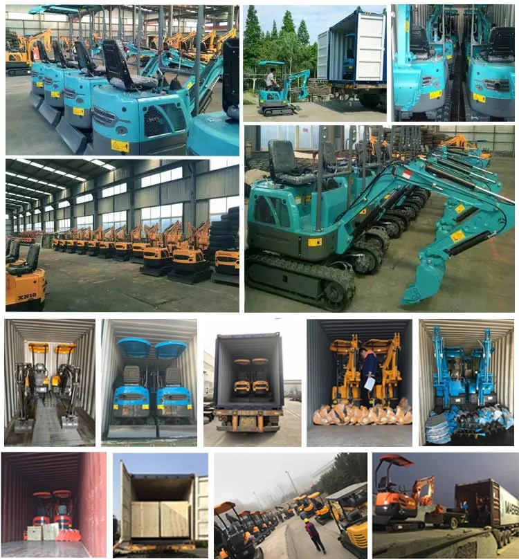 1000 Kgs Equipment Machine Diesel Engine Hydraulic Mini Crawler Excavator