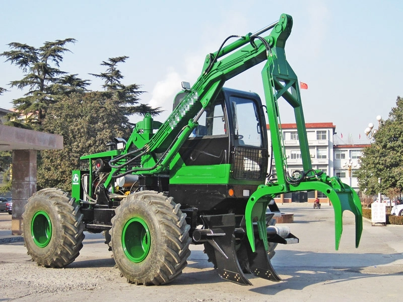 Four-Wheel Grabber Sugar Cane Loader 8600 Wood Grabber Loader