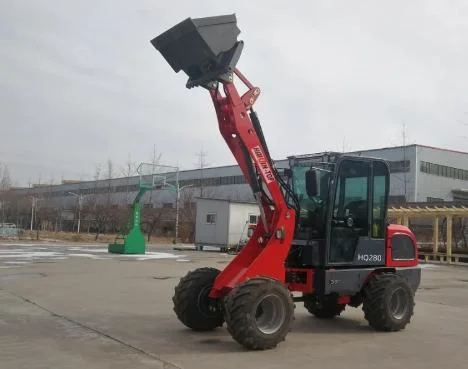 China Crawler Front End Loader Excavator with Attachments Rock Bucket Hydraulic Drive/Air-Conditioned Cab