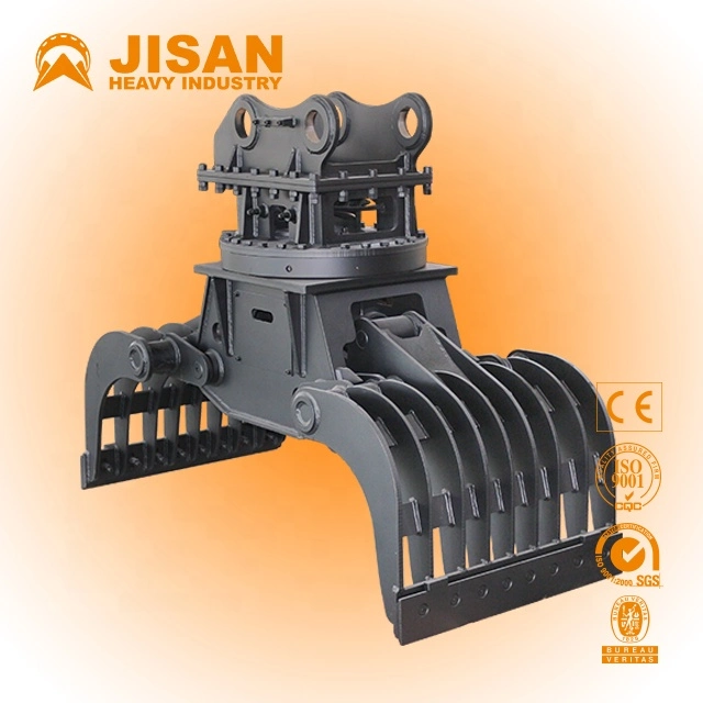 Excavator Hydraulic Demolition Grapple Sorting Grab Attachment for Big Rock Clamp Quarry Stone Big Tree