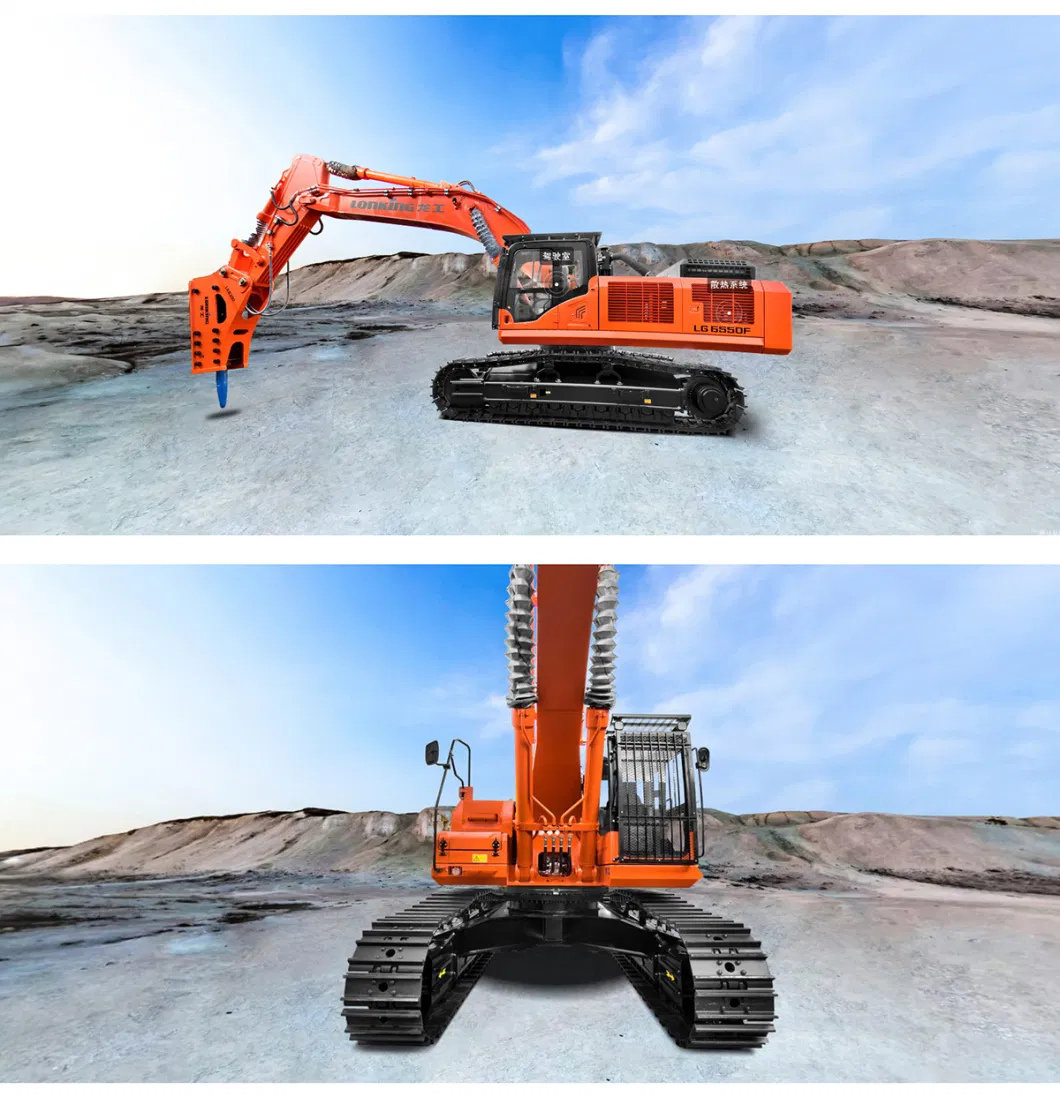 52 Ton Mining Construction Large Crawler Hydraulic Excavator with High Quality