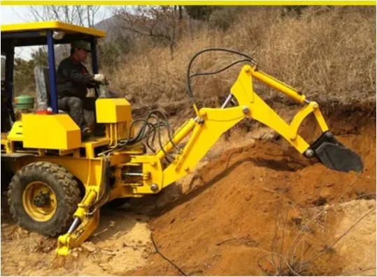 China Crawler Front End Loader Excavator with Attachments Rock Bucket Hydraulic Drive/Air-Conditioned Cab