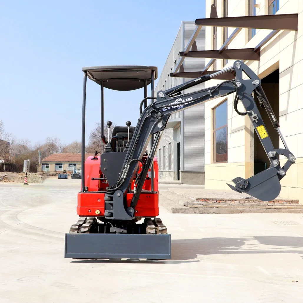 EVERUN Ere16 pro 1600kg chinese Mining Hydraulic Transmission best price Garden new Micro Construction Machinery digger Excavator with 180&deg; deflection boom