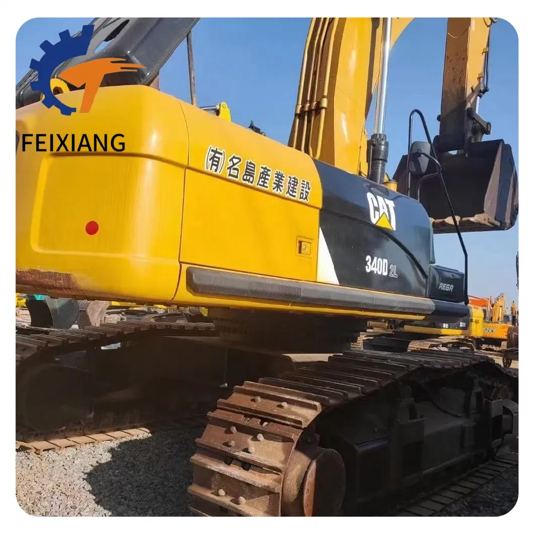 Hydraulic Heavy Duty Powerful Excavators 40 Ton Cat 340d 340e 340f Excavadora Usada Mining Construction Equipment Crawletracked Used Excavator