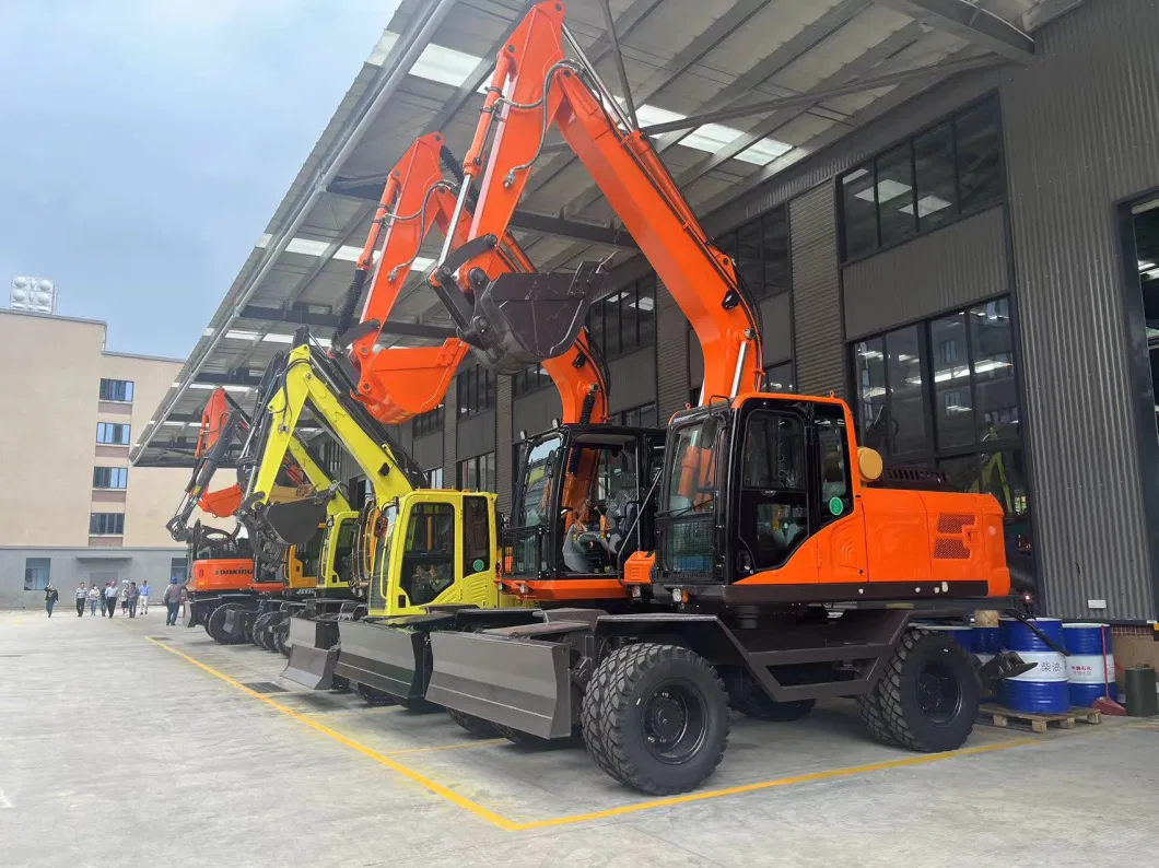 Mobile Port Crane Excavator Crawler or Wheeled Material Handler for Sale