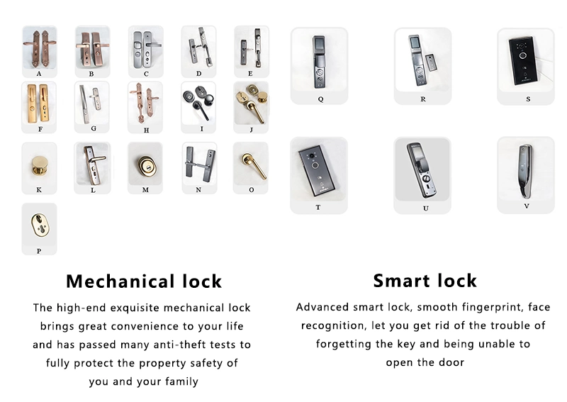 Simple Single Anti-Thief Entrance Front Gate Security Door for House