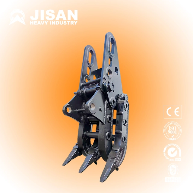 Hydraulic Grapple Suits for 20t Excavator High-Quality Hydraulic Small Log Grapple for Sk55 Sk60 Excavator