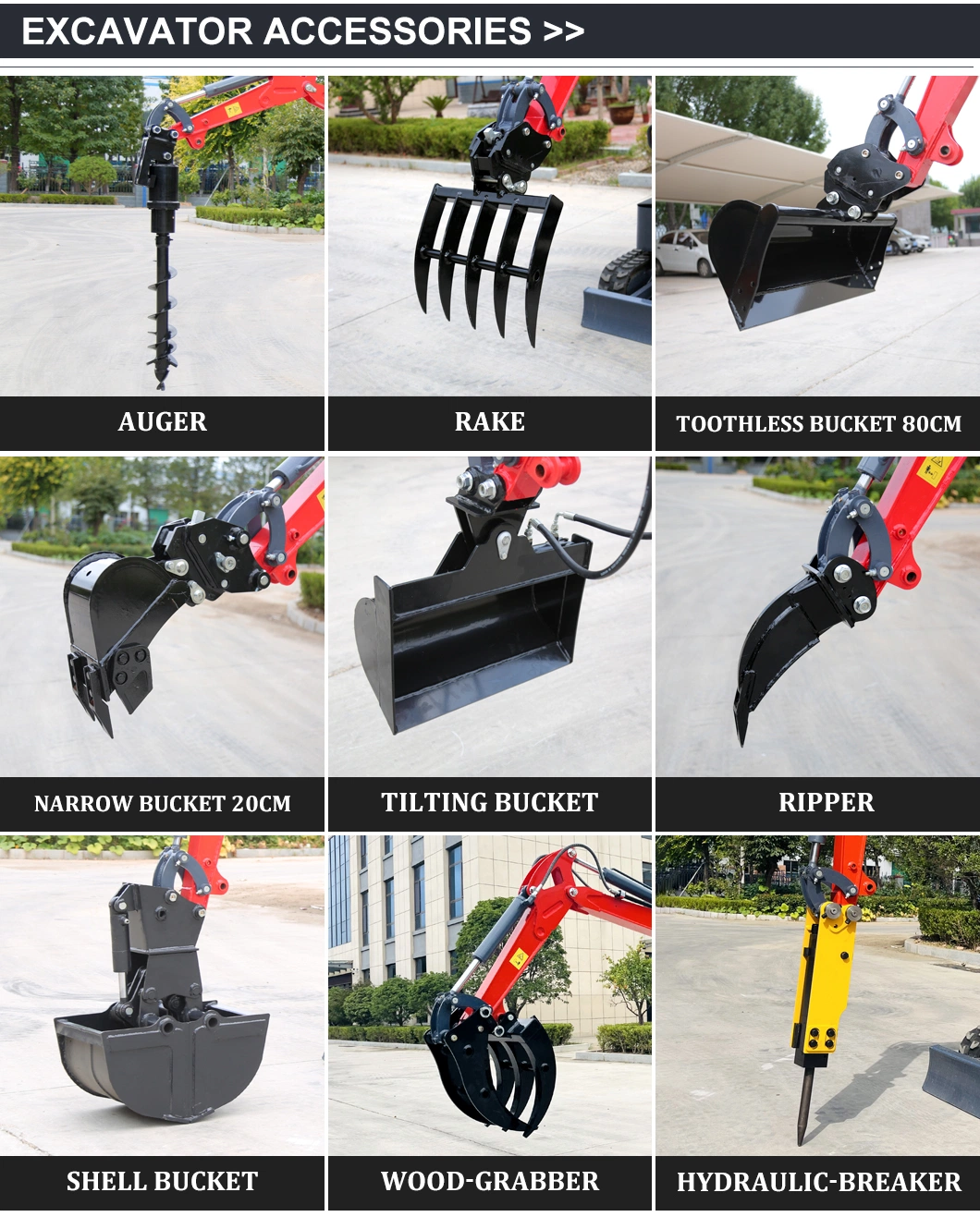 Mini Small Household Electric Hydraulic Crawler Bagger Digger Excavator Machine 2t 1 1.5 2 Ton Mini Excavator