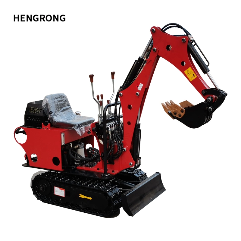 Diesel Engine Excavators Smallest 700 Kg Digger Garden Digging Machine Hydraulic Remote Control Mini Excavator with Attachments