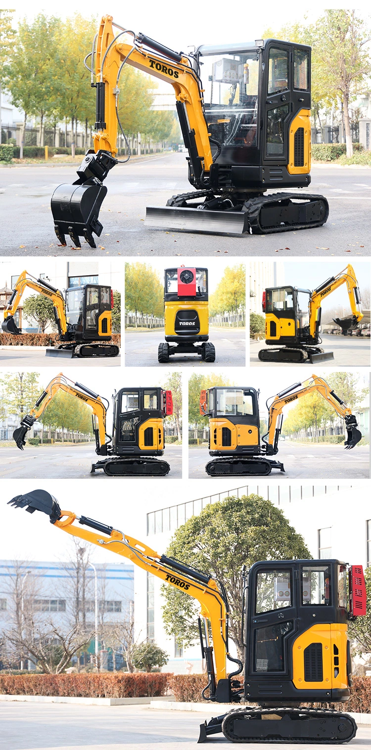 EU5 CE Chinese Excavator Manufacturer Diesel Hydraulic Crawler Excavator 2.5 Ton Mini Excavator Prices 2.6 Ton Mini Digger Cheap 30%off 5ton Excavator