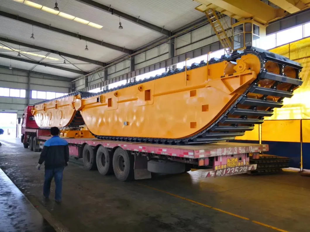 Professional Construction Machinery Factory Production Can Be Customized Crawler Steel Track Undercarriage for Amphibiou Excavator Loaders and Drill