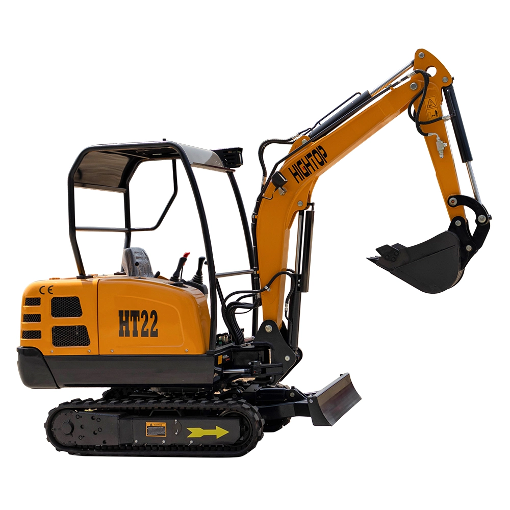 China Construction Equipment Hydraulic Rubber Excavator Small Backhoe with Thumb Clip