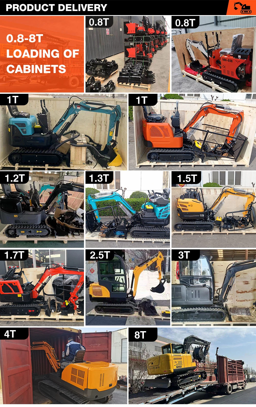 Cheap Price Small Excavator New Diesel Engine Excavator Mini Excavator 2.5t Form China