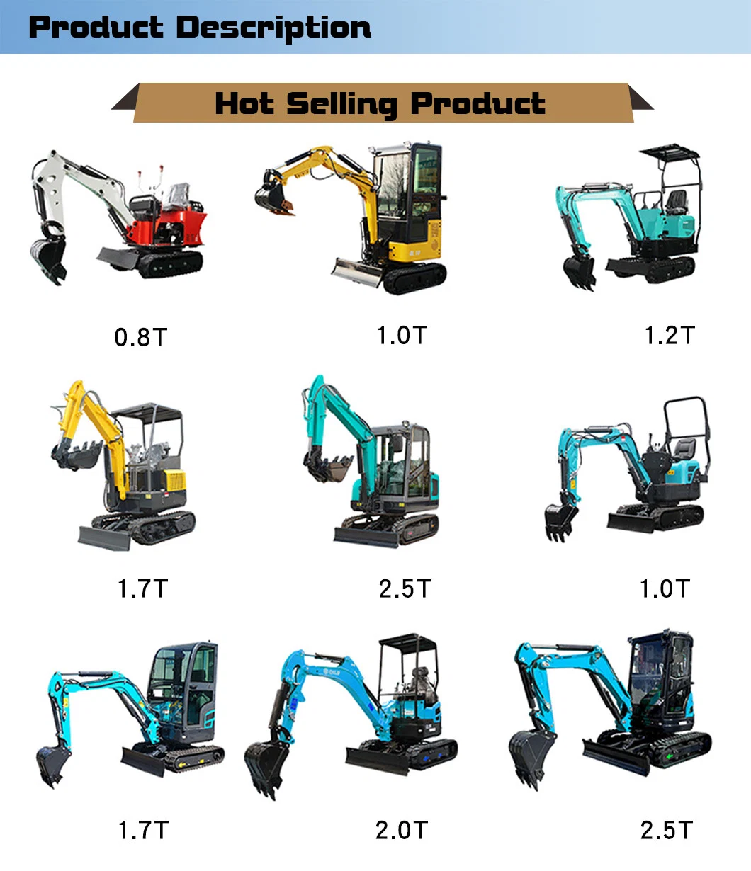 Construction Machinery Diesel Engine Business Mini Crawler Excavator with CE EPA