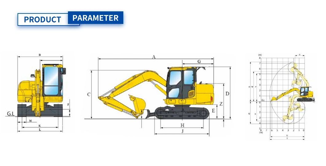 New Medium Excavator Machines with Cheap Prices for Sale 24 Ton