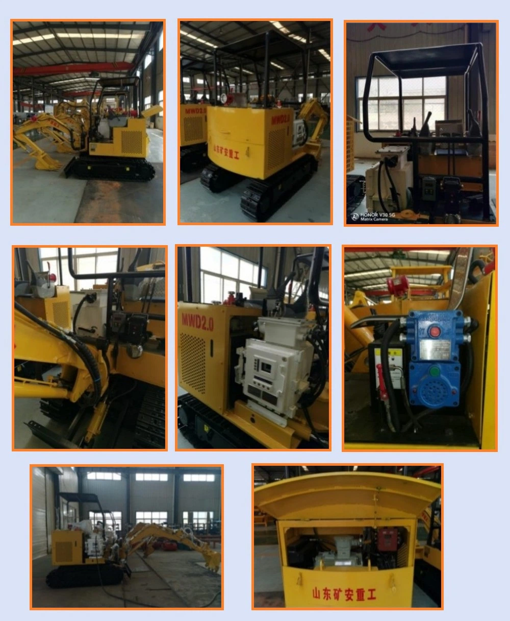 Electric Excavator Explosion Mining Excavator Rotary Arm Digger Machine Coal Mine Hydraulic Mini Excavator