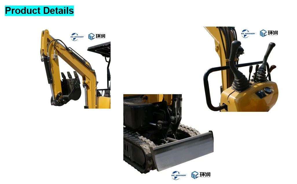 Factory Big Discount for Wheeled and Crawler Excavator with 0.8ton 1ton 1.5ton 1.6ton 1.8ton 2ton 2.2ton 3.5ton 10 Tons 20tos 30tons