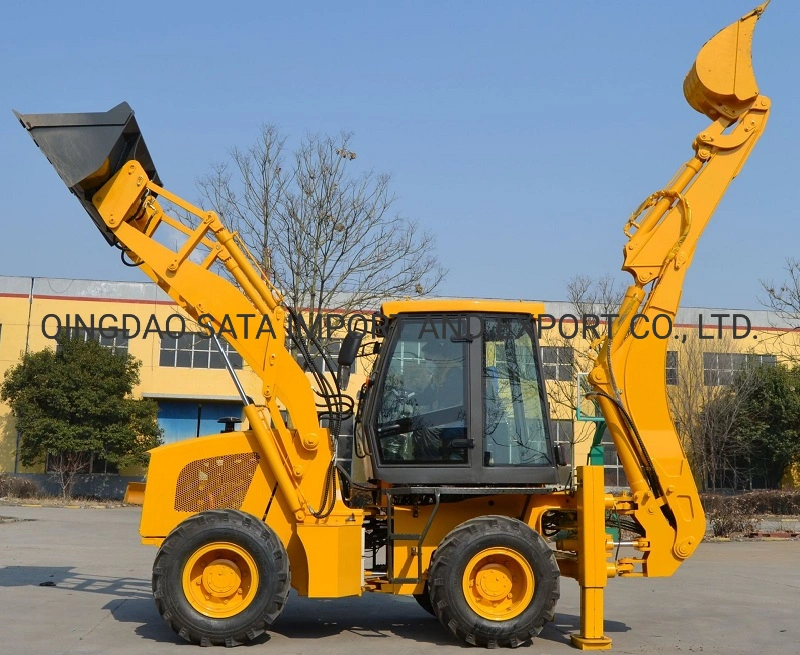 Wz30-25 Mini Tractor Loader with Excavator Front End Backhoe Loader