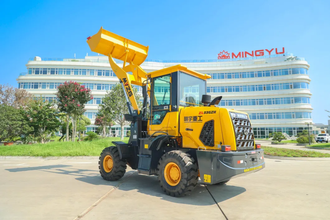 China Home Use 1.6 Ton Four-Wheel Drive Diesel Mini Small Front Wheel Loader with Yunnei-490 Engine Powered